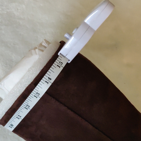 Lucky Brand suede wedge heel boots brown size 7 - Picture 9 of 11